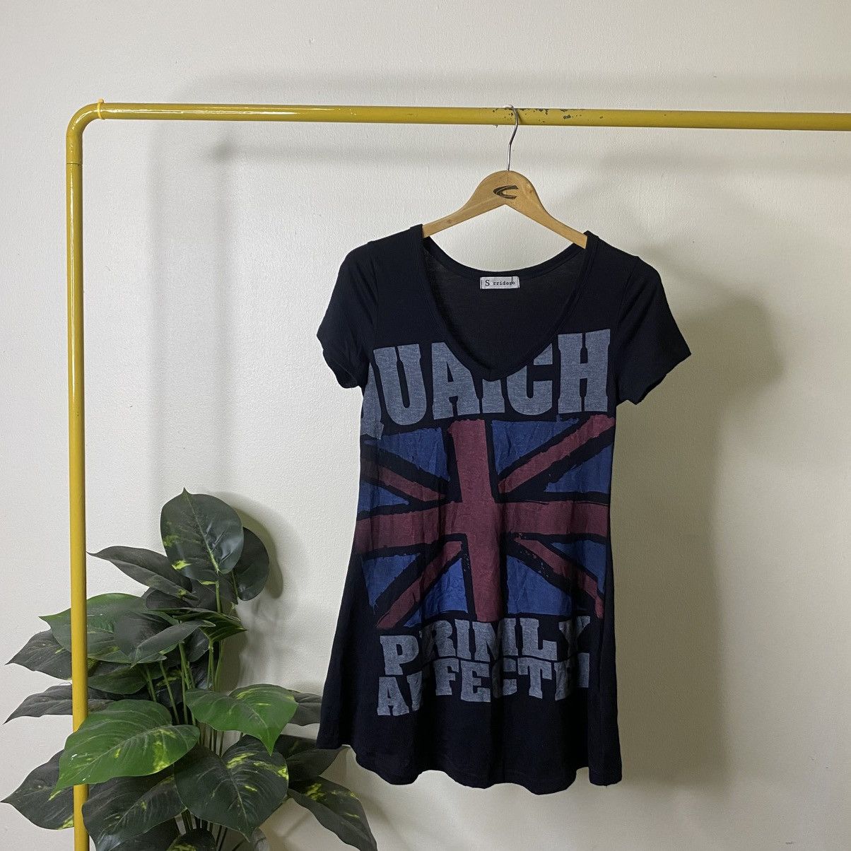 If Six Was Nine Union Jack Seditionaries Cyber Gothic Punk Grunge Women Tee Size XS / US 0-2 / IT 36-38 - 1 Thumbnail