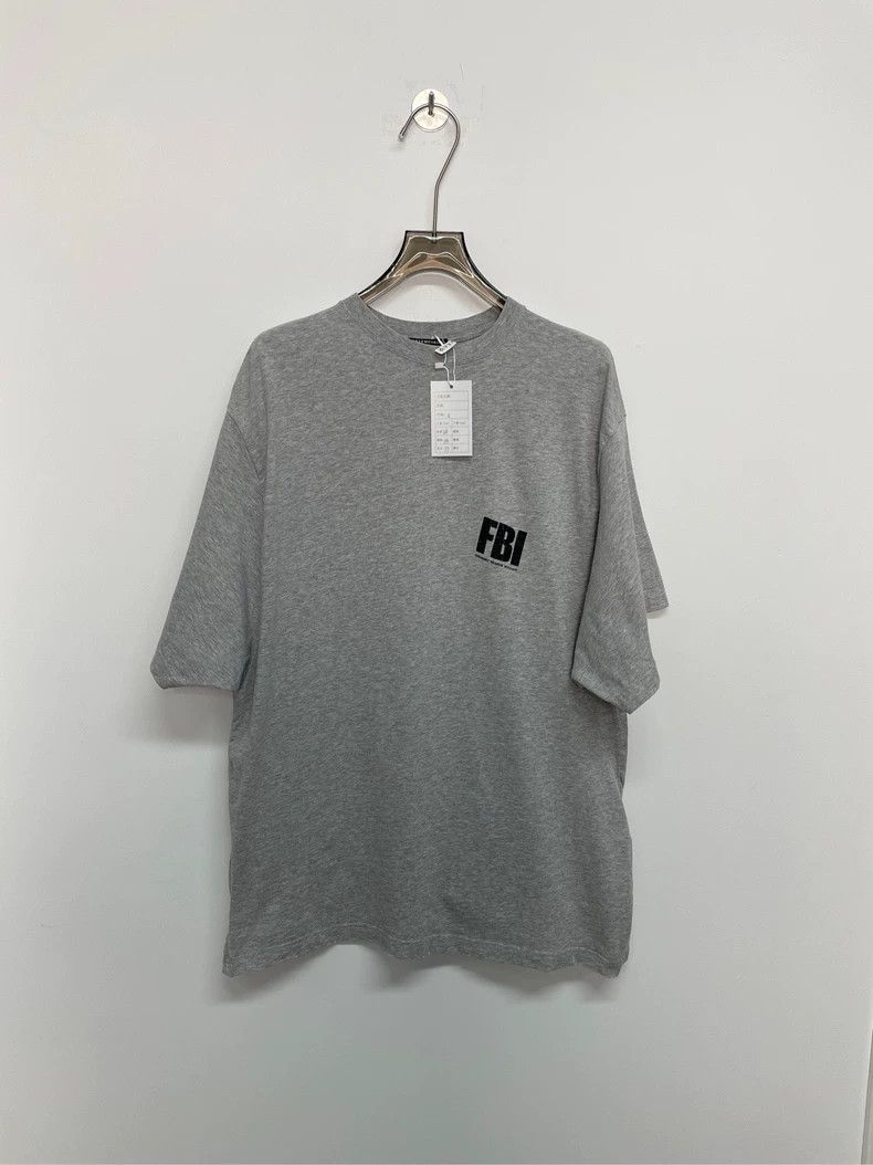 Balenciaga Grey FBI short sleeve