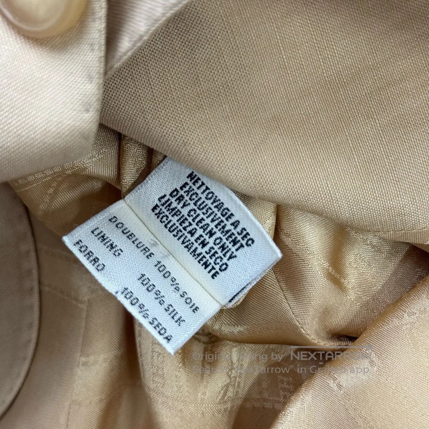 Hermes Hermes Linen Single Breasted Blazer| Size XS / US 0-2 / IT 36-38 - 5 Thumbnail