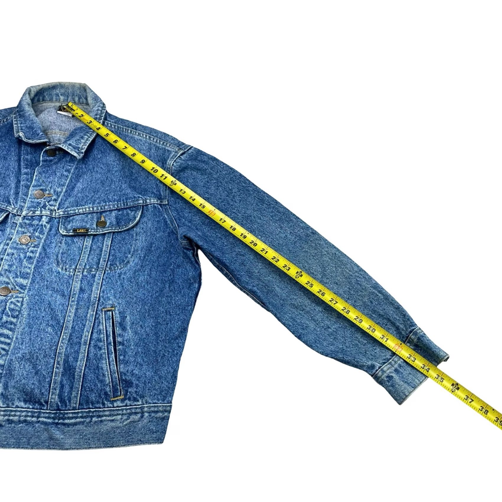 Lee VINTAGE Lee Men’s Denim Trucker Jean Jacket Blue 46R Size US 30 / EU 46 - 5 Thumbnail