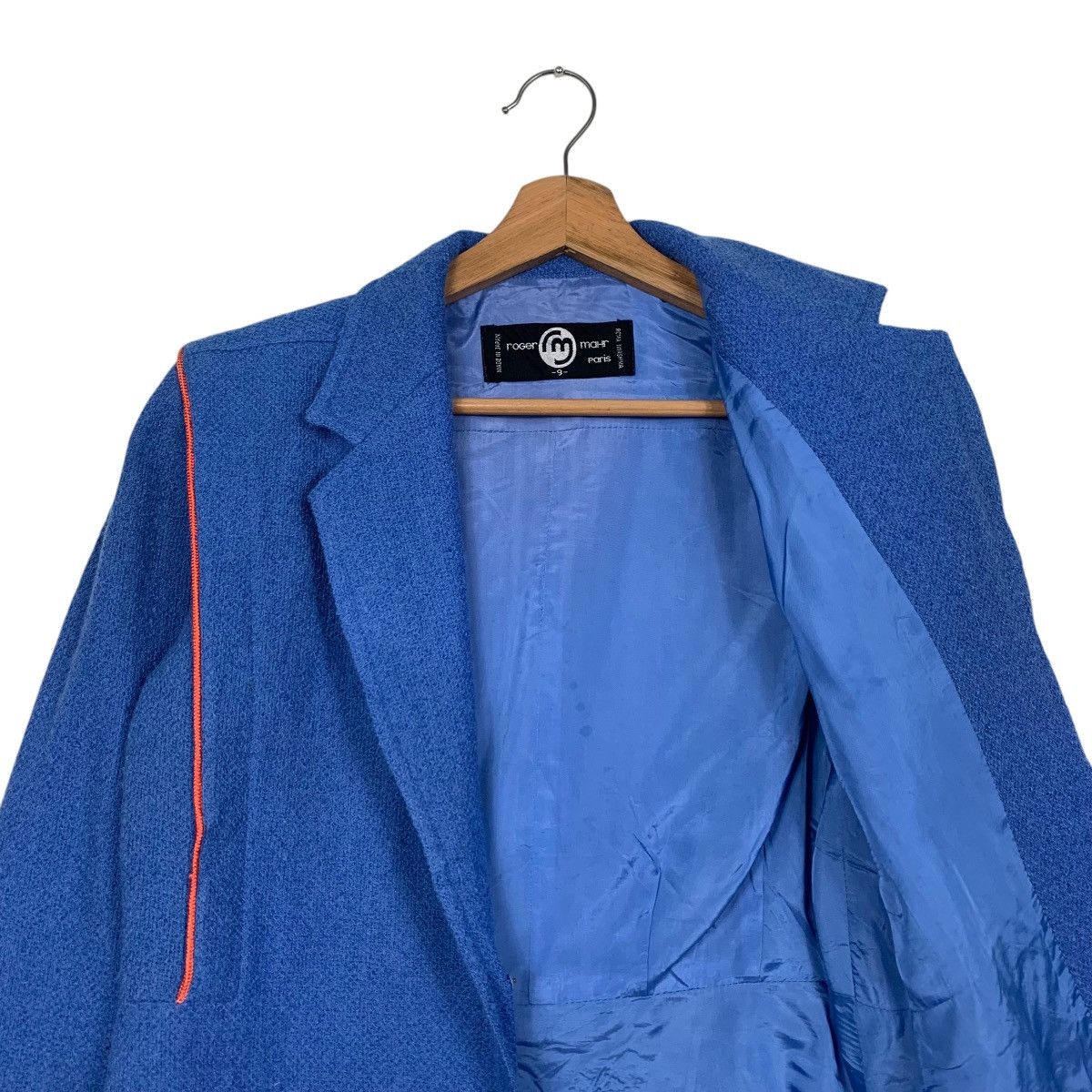 Japanese Brand ROGER MAHR Paris Roma Iwashima Blazer Jacket #2876-C130 Size M / US 6-8 / IT 42-44 - 9 Thumbnail