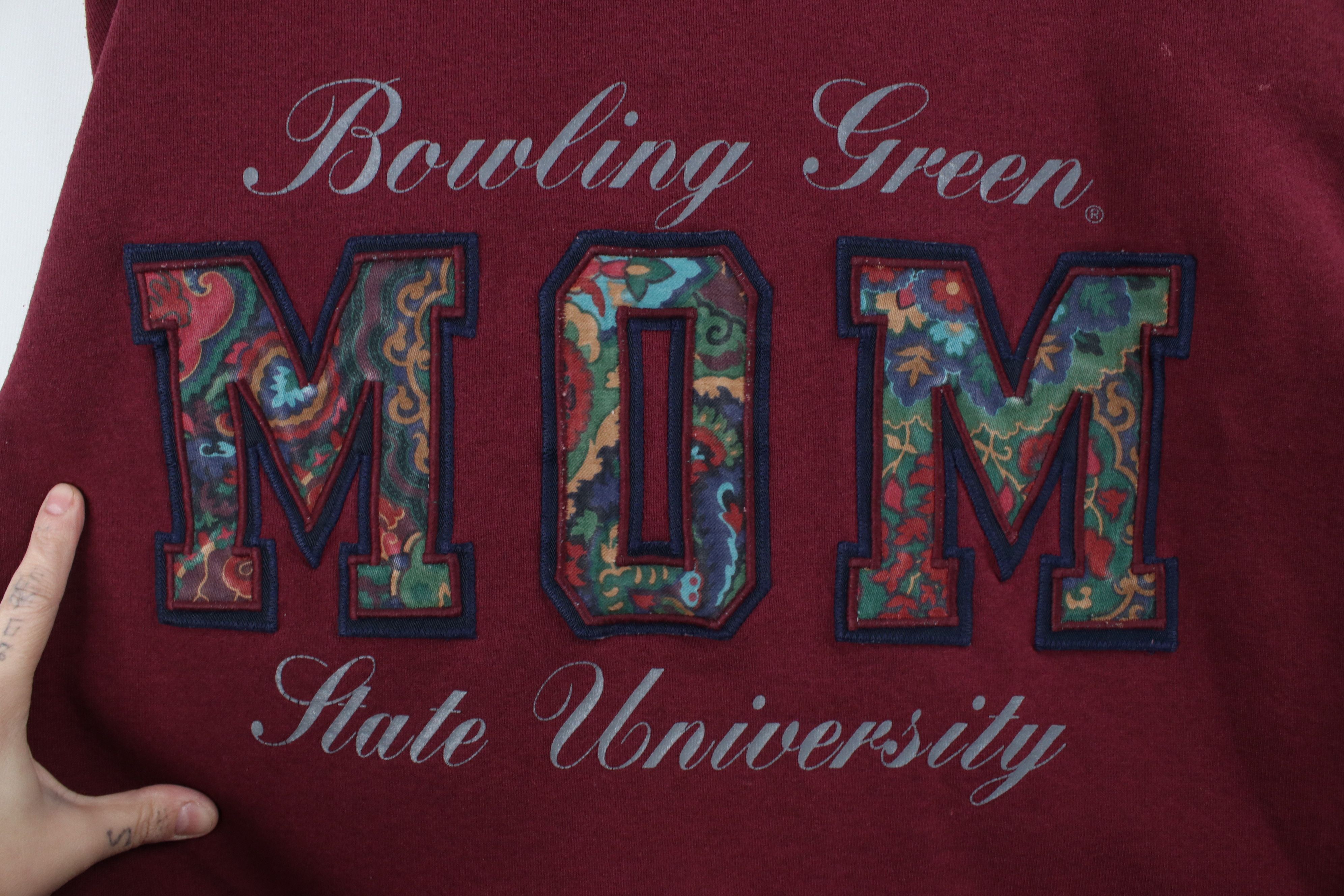 Vintage Vintage 90s Green State University Mom Sweatshirt USA Size XXL / US 16-18 / IT 52-54 - 4 Thumbnail