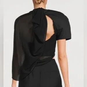 Jacquemus JACQUEMUS Le Haut Pablo Asymmetric Top NWT Size XS / US 0-2 / IT 36-38 - 3 Thumbnail
