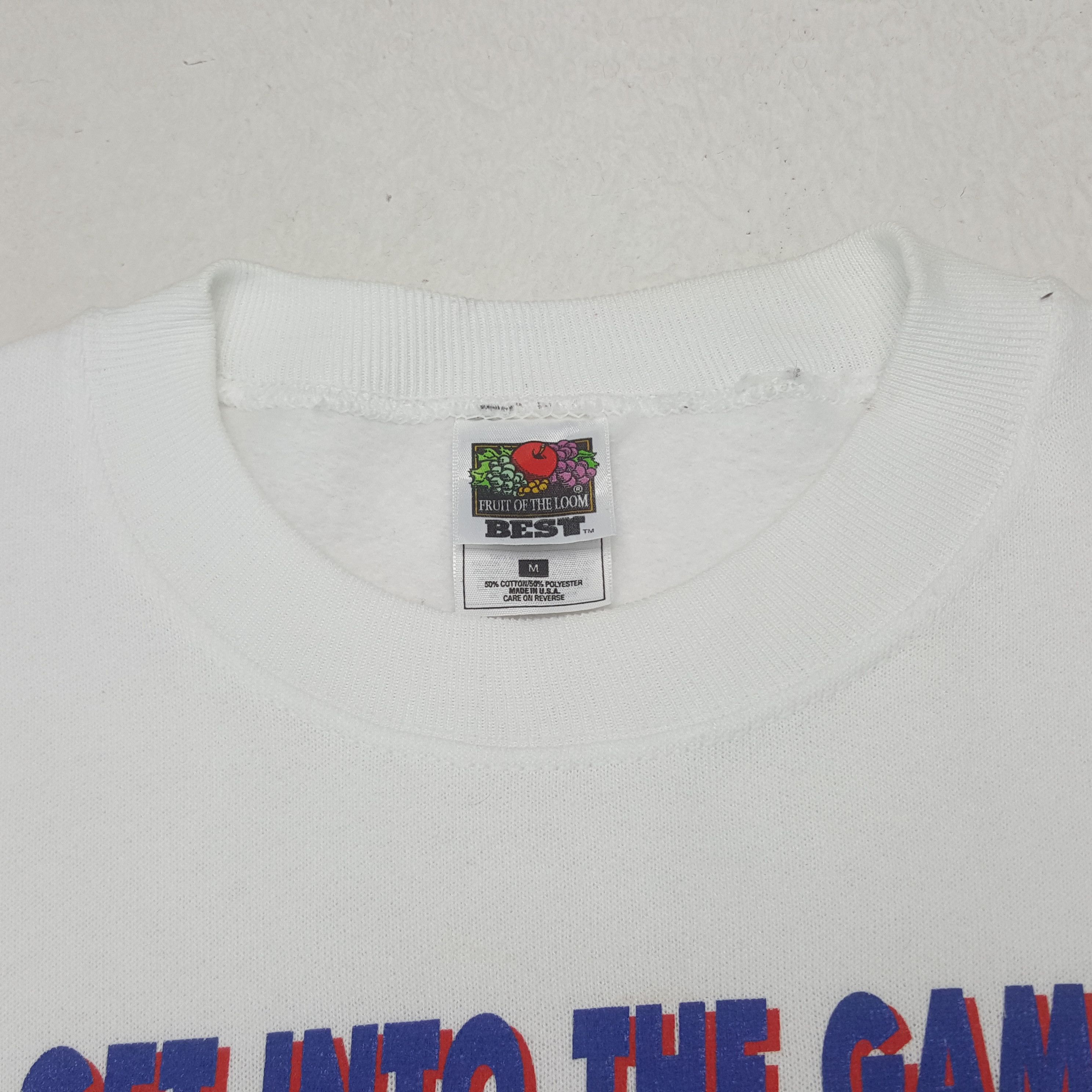 Fruit Of The Loom × Vintage Vintage Get Into The Game Davis Cup Sweatshirt Size US M / EU 48-50 / 2 - 4 Thumbnail