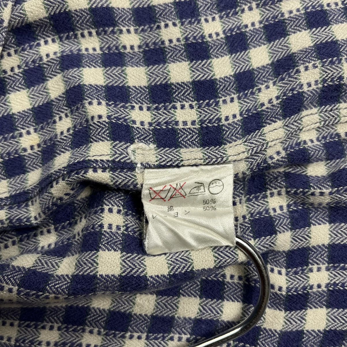 Issey Miyake × Japanese Brand Archive Vintage 80s Issey Miyake Men flannel shirt Size US M / EU 48-50 / 2 - 7 Thumbnail