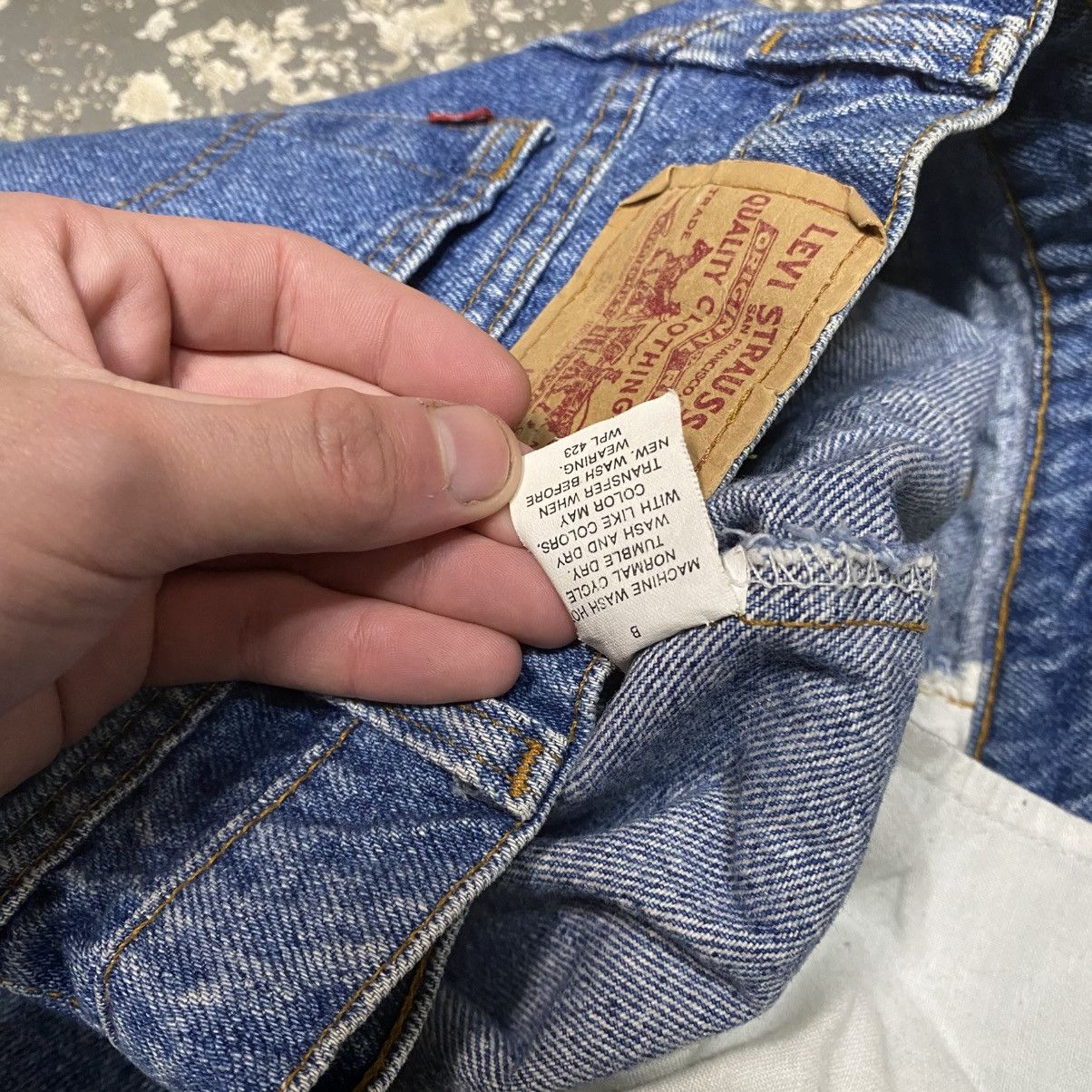 Levi's × Vintage Vintage Levi’s 550 Relaxed Fit Blue Denim Jeans USA 80s Size US 32 / EU 48 - 11 Thumbnail
