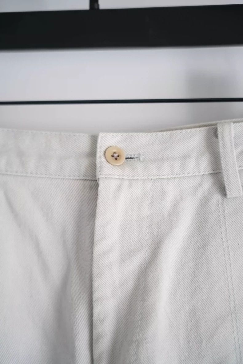 Yohji Yamamoto Yohji Yamamoto size 3 04aw cropped trousers with grey and w Size US 32 / EU 48 - 3 Thumbnail