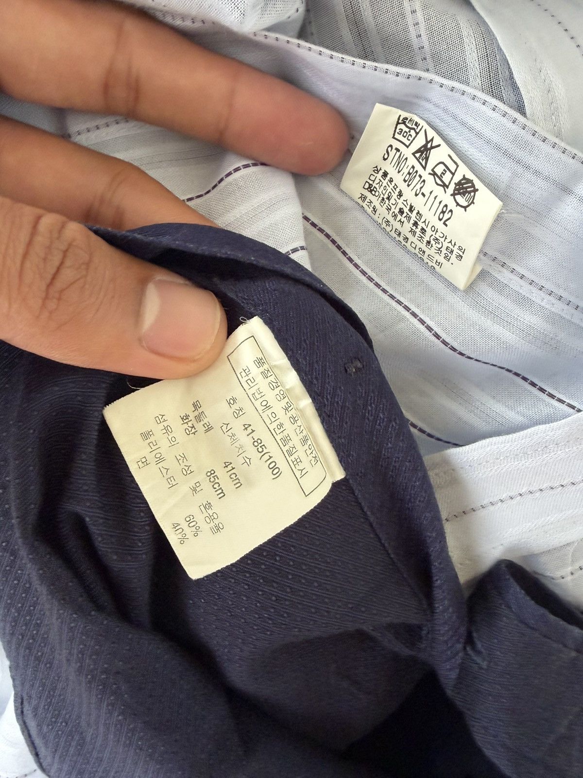Balenciaga Balenciaga double layered vintage shirt button Size US L / EU 52-54 / 3 - 6 Thumbnail