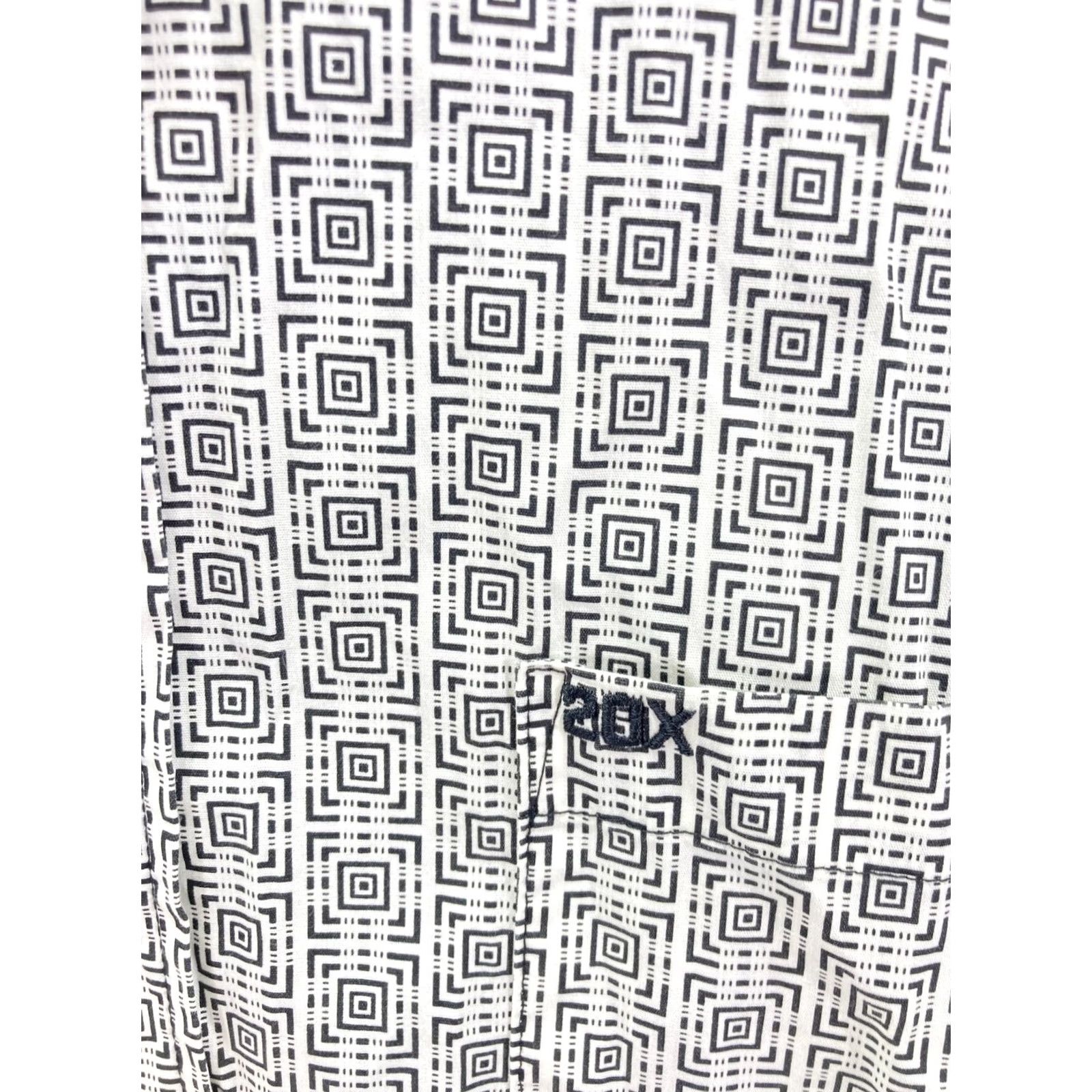 Wrangler VINTAGE? No. Wrangler 20X Competition Button Down Shirt Mens XL White Geometric Print Size US XL / EU 56 / 4 - 6 Thumbnail