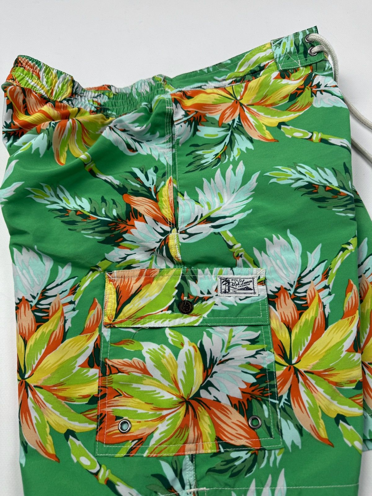 Polo Ralph Lauren × Ralph Lauren POLO Ralph Lauren Floral Printed Aloha Trunks Swim Shorts Size US 32 / EU 48 - 10 Thumbnail