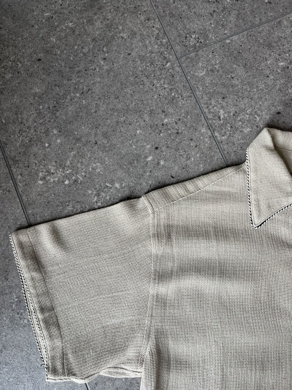 Rhude RHUDE SS22 BEIGE COTTON BUTTON UP SIZE XS Size US XS / EU 42 / 0 - 2 Thumbnail