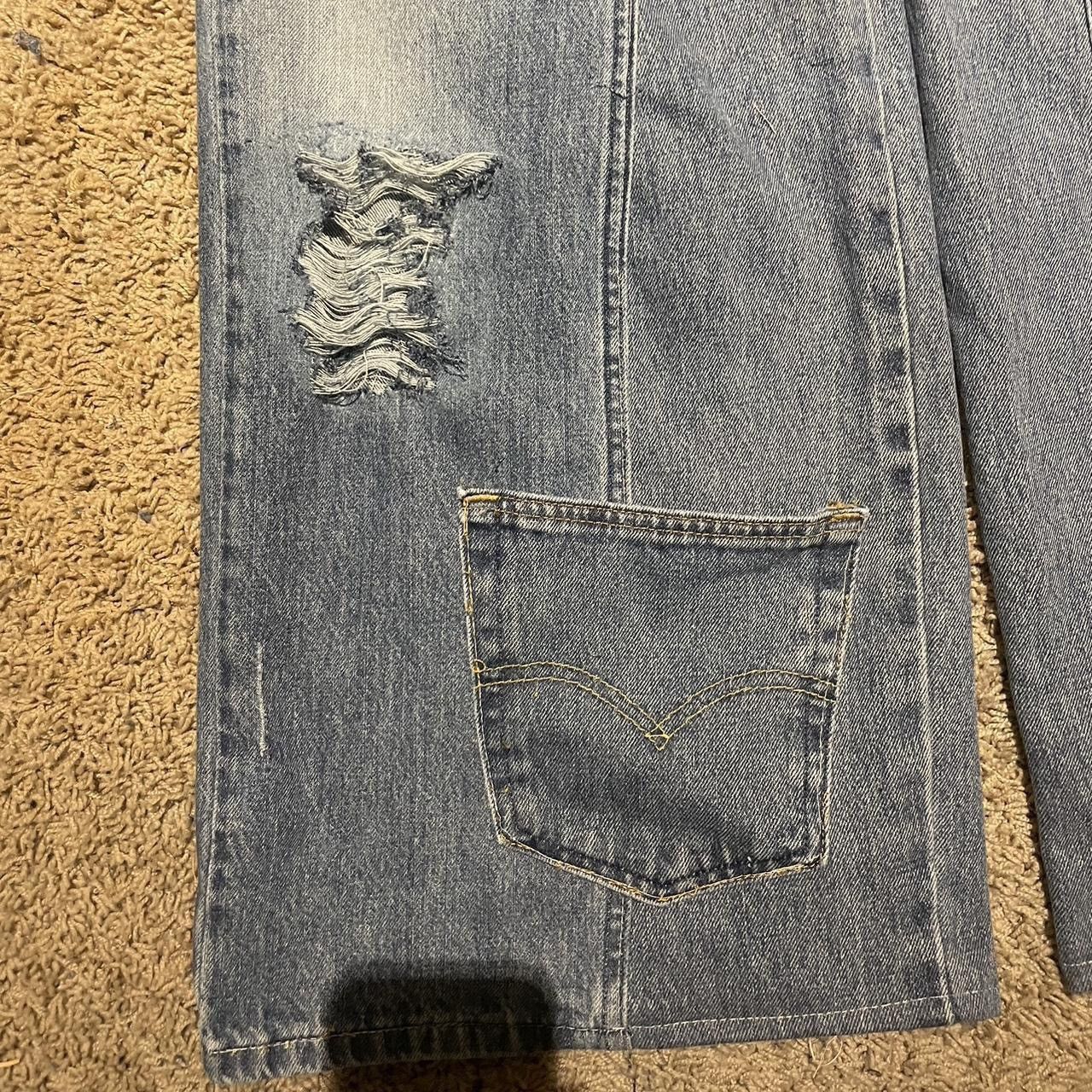 JNCO × Japanese Brand × Southpole baggy distressed jeans Size US 32 / EU 48 - 4 Thumbnail