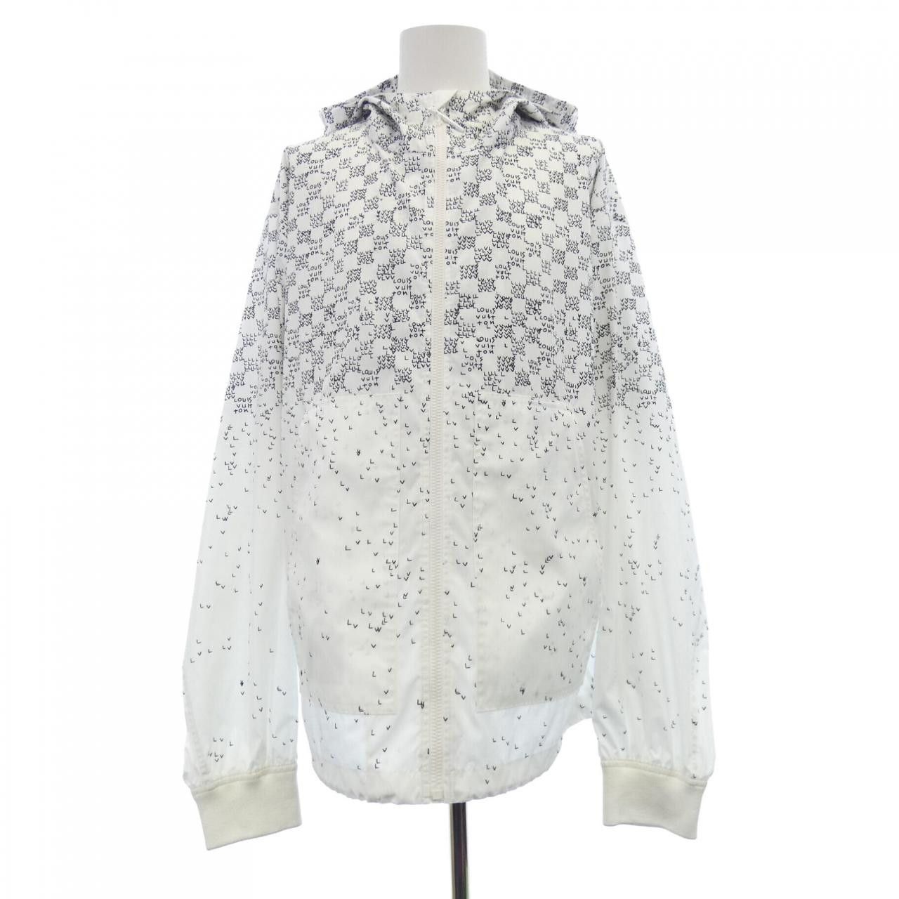 Louis Vuitton Louis Vuitton Louis Vuitton Damier Spread Windbreaker Jacket Textile Outerwear HNB06WND5 DUTY FREE for USA Size ONE SIZE - 1 Thumbnail