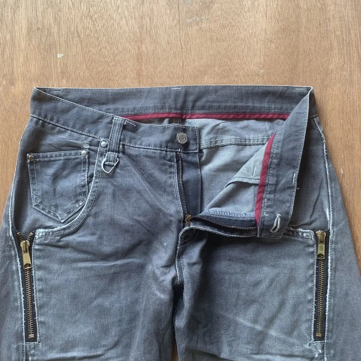 Beauty Beast EARTH TONE 🔥JAPANESE VINTAGE JEANS CURVE LEG TROUSERS FADED Size US 32 / EU 48 - 7 Thumbnail