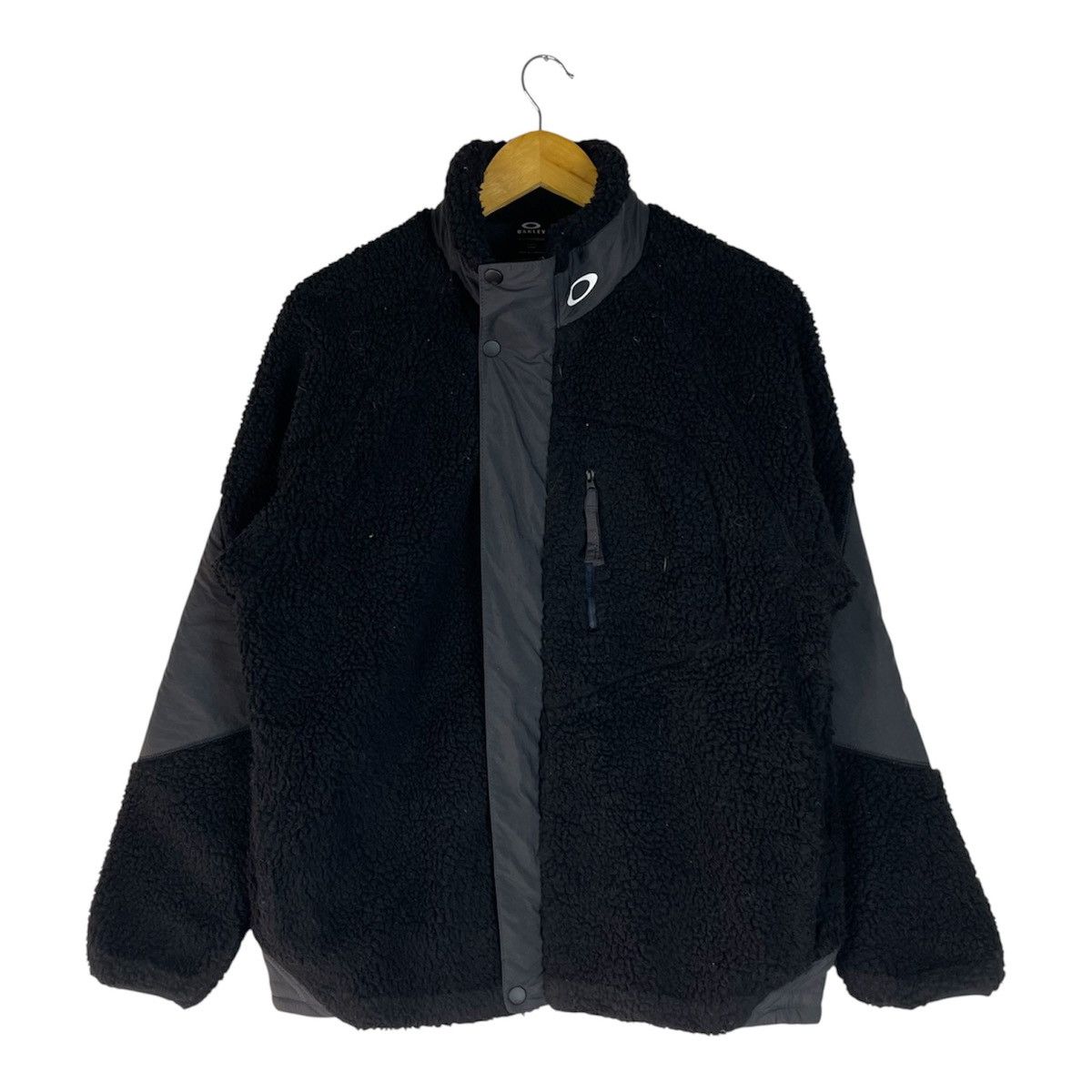 Oakley Vintage Oakley Deep Pile Sherpa Fleece Hybrid Jacket Size US M / EU 48-50 / 2 - 1 Thumbnail