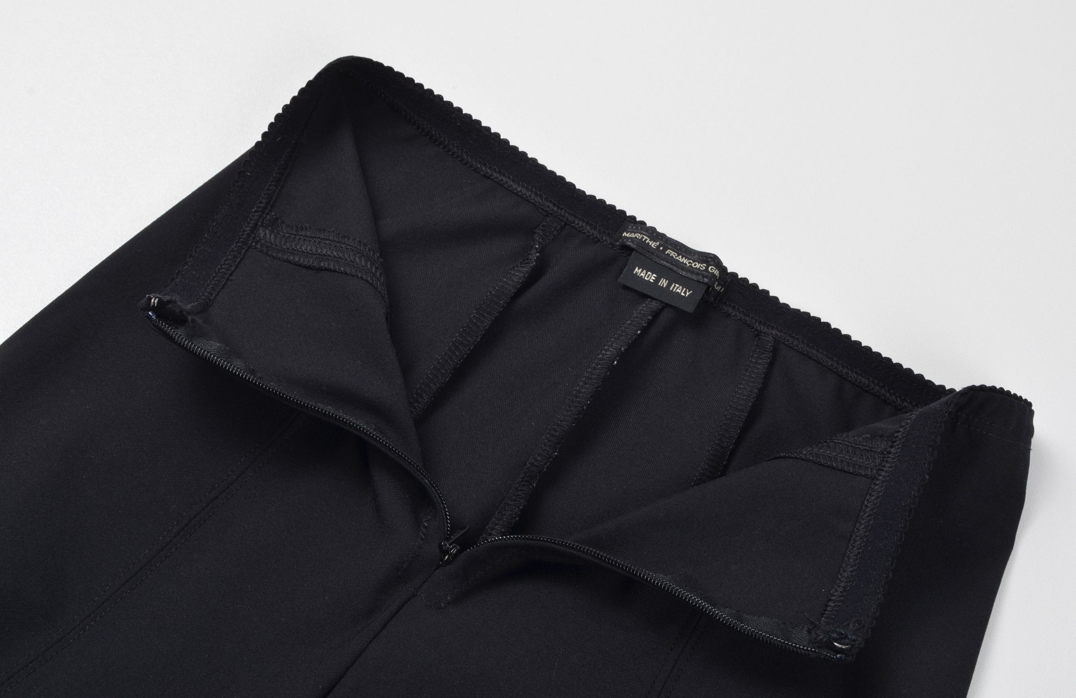 Marithe + Francois Girbaud Vintage Marithe Francois Girbaud Black Straight Leg Pants Size 22" - 5 Thumbnail