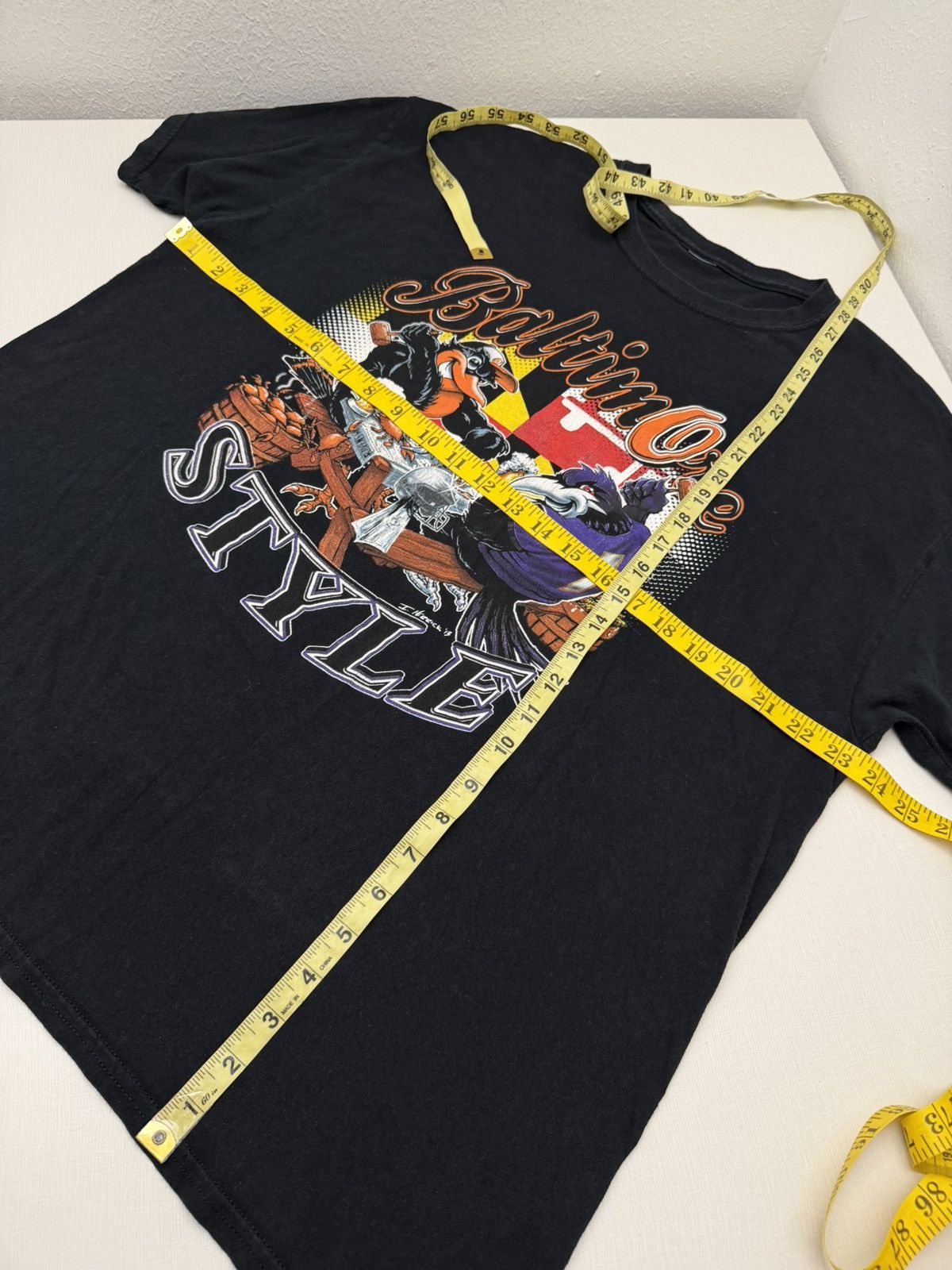Vintage Vintage 90s Y2K Orioles Ravens Baltimore Style GraphicTee XL Size US XL / EU 56 / 4 - 6 Thumbnail