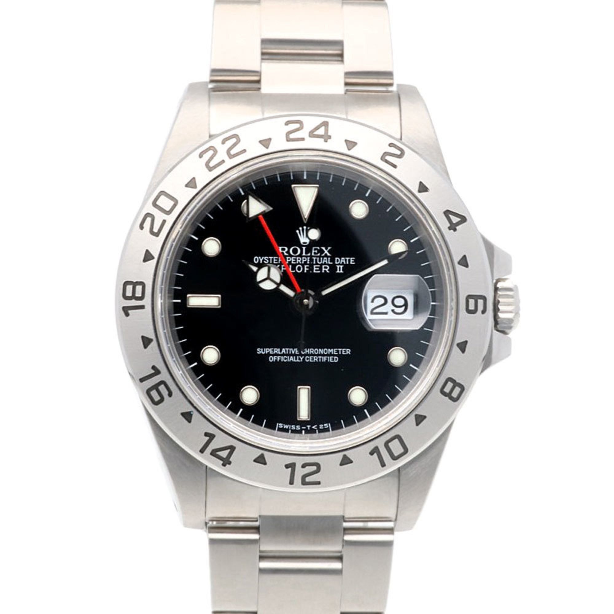 Rolex Rolex Explorer II Oyster Perpetual Watch Stainless Steel 16570 Automatic Men's ROLEX U-Serial 1997 Model Overhauled Size ONE SIZE - 1 Thumbnail