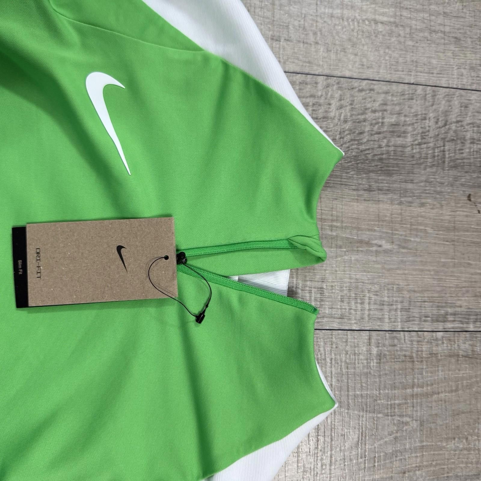 Nike NWT Nike Dri-Fit Soccer Drill Top Green FD7587-329 Size US M / EU 48-50 / 2 - 6 Thumbnail