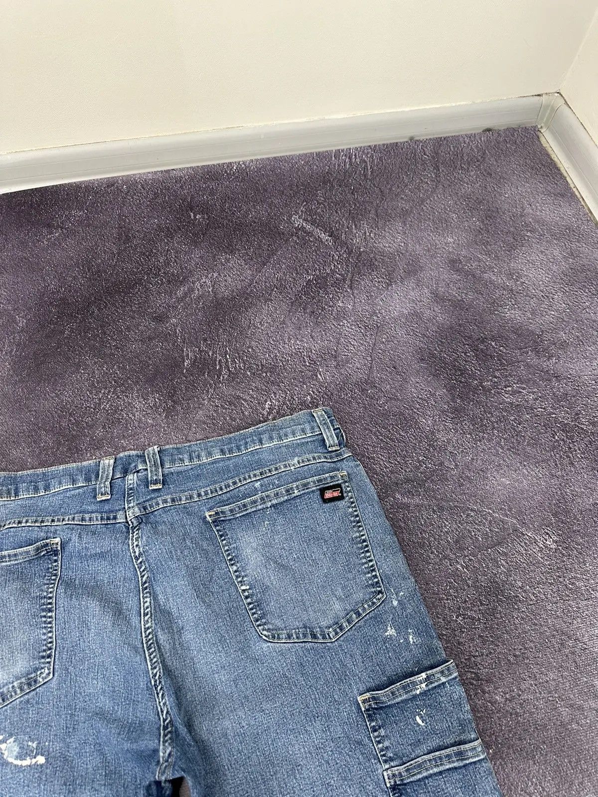 Dickies × Vintage Vintage Dickies USA Light Blue Hype Denim Shorts Jorts Size US 38 / EU 54 - 4 Thumbnail