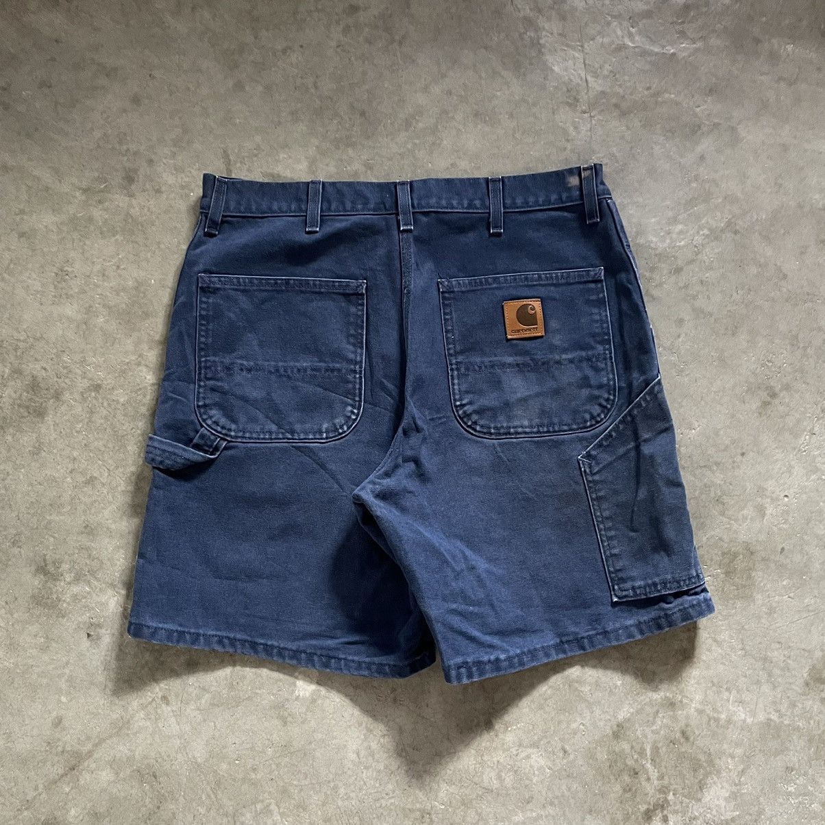 Carhartt × Vintage RARE Vintage Carhartt B24 BLU Shorts Size US 34 / EU 50 - 1 Thumbnail
