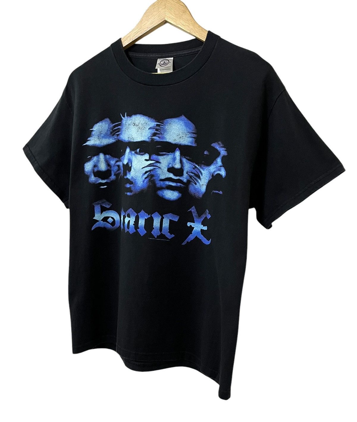 Band Tees VINTAGE 00s STATIC X START A WAR METAL BAND TSHIRT Size US M / EU 48-50 / 2 - 6 Thumbnail