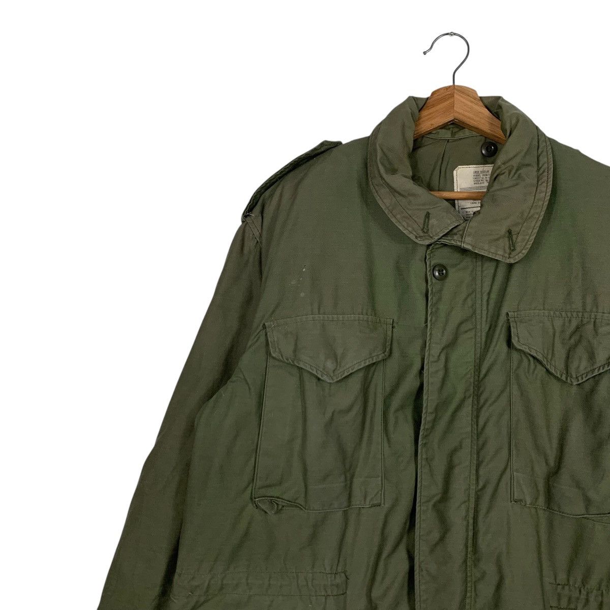 Alpha Industries ALPHA Usa Olive Green Chore Jacket Four Pocket #1824-C27 Size US L / EU 52-54 / 3 - 6 Thumbnail