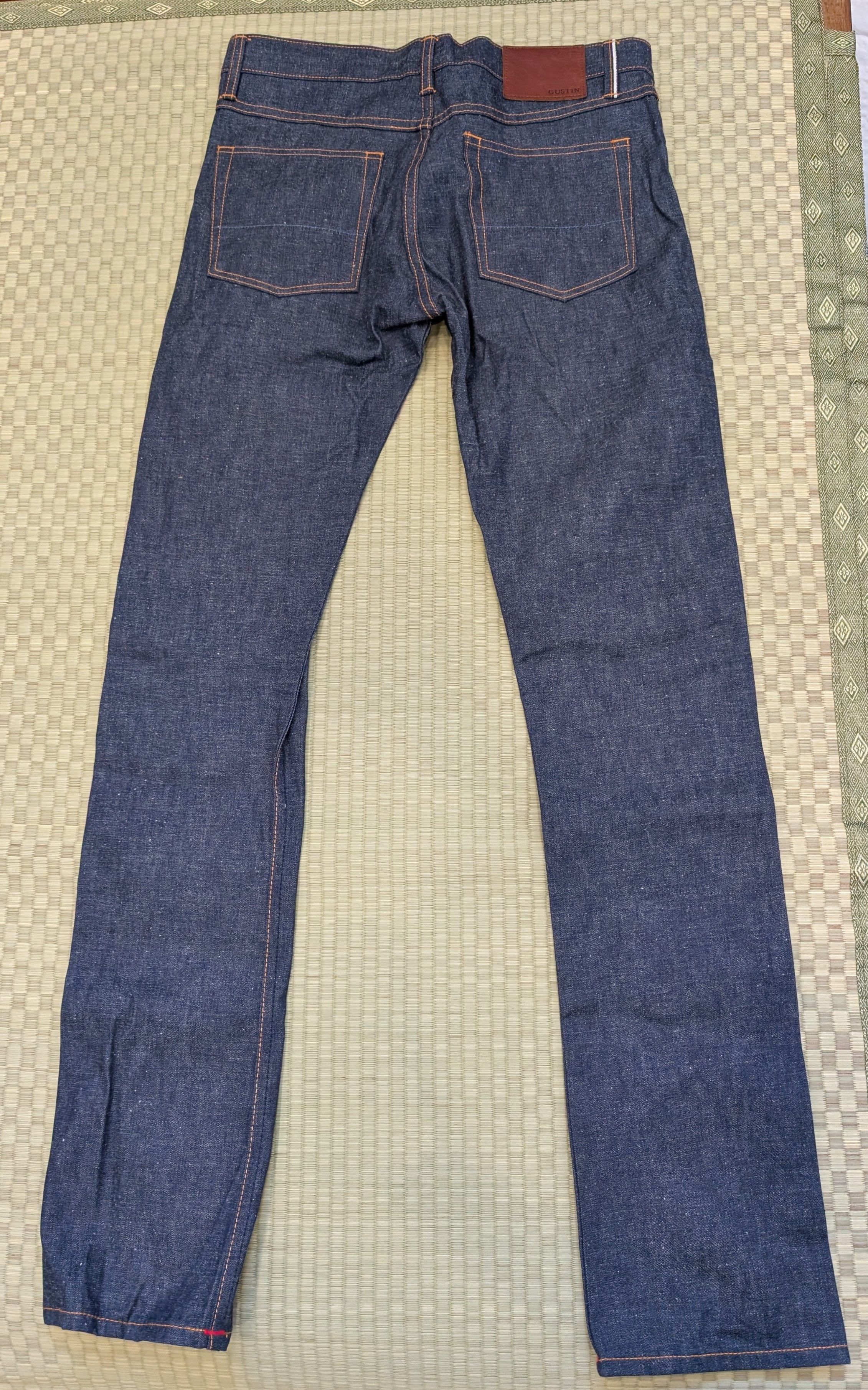 Gustin LNWOT Gustin #532 1940s Worker Selvedge Denim Skinny Jeans Size US 33 - 2 Thumbnail