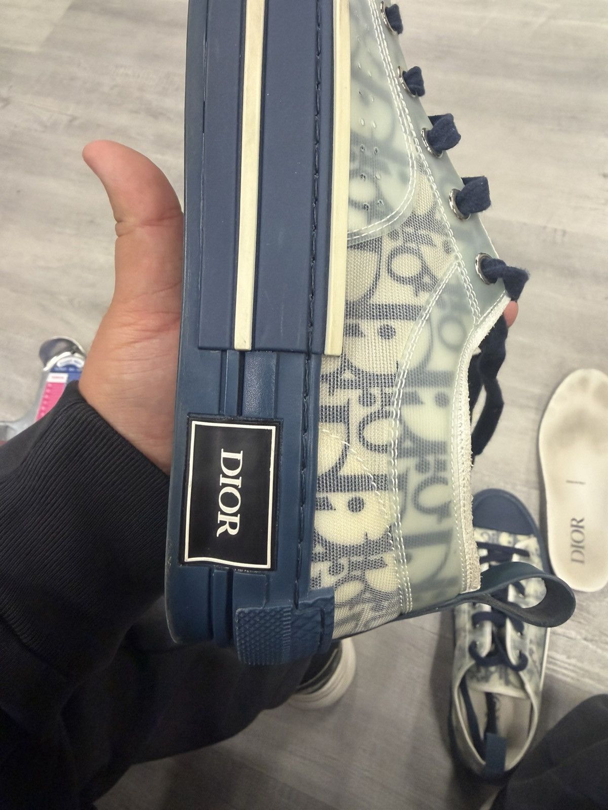 Dior Dior B23 Low Oblique Blue Size US 7 / EU 40 - 11 Thumbnail