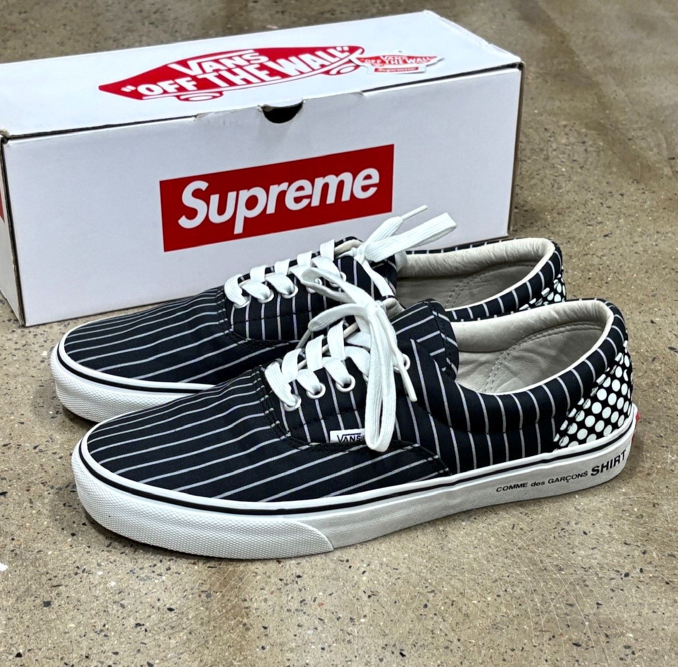 Comme des Garcons Supreme x CDG SHIRT x Vans Era Size US 10 / EU 43 - 1 Thumbnail