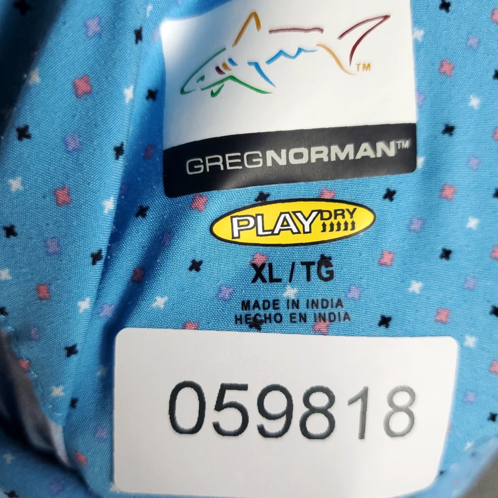 Vintage Greg Norman Polo Shirt Mens XL Blue Shark Print Golf Casual Short Sleeve Polo Mens XL Blue Shark Print Golf Casual Short Sleeve Size US XL / EU 56 / 4 - 7 Thumbnail