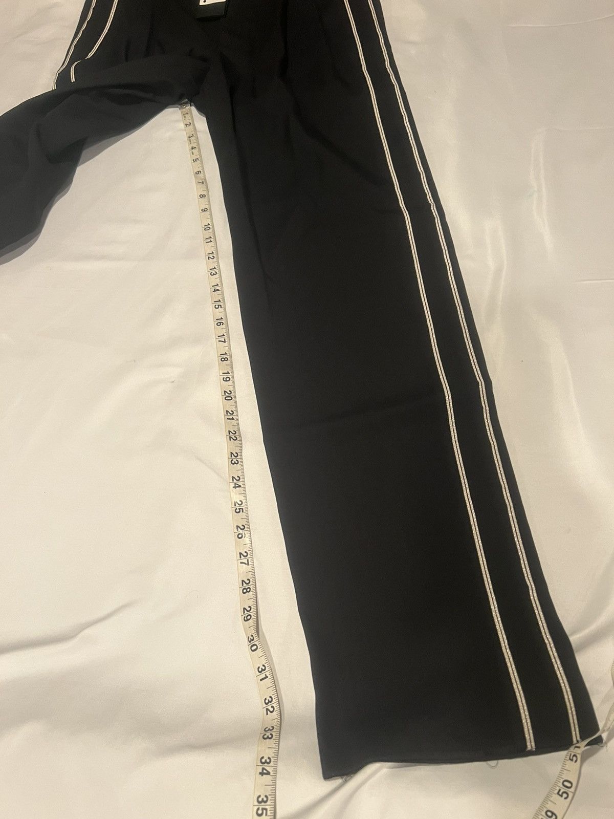 Saint Laurent Paris Saint laurent Hedi Slimane silver stripes mens pants. 52/36 Size US 36 / EU 52 - 3 Thumbnail