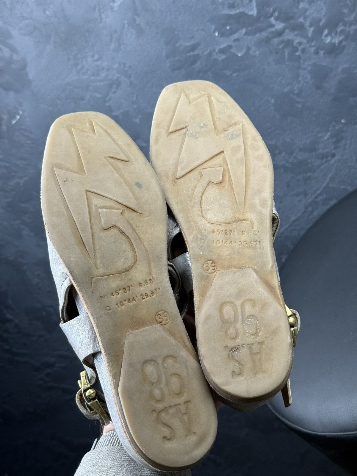 A.S.98 AS 98 Airstep Leather Flats Sandals Mules Bohemian Style Size US 9 / IT 39 - 7 Thumbnail