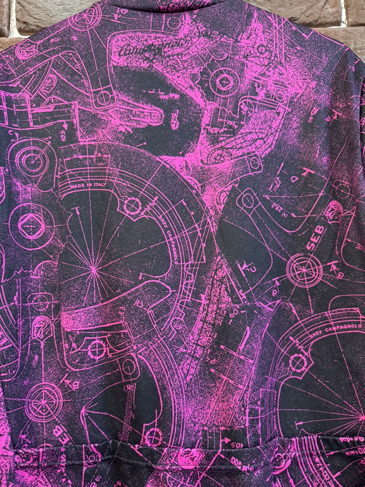 Vintage Rare 90s Seb Campagnolo Cycling Jersey Vintage L Pink Size US L / EU 52-54 / 3 - 8 Thumbnail