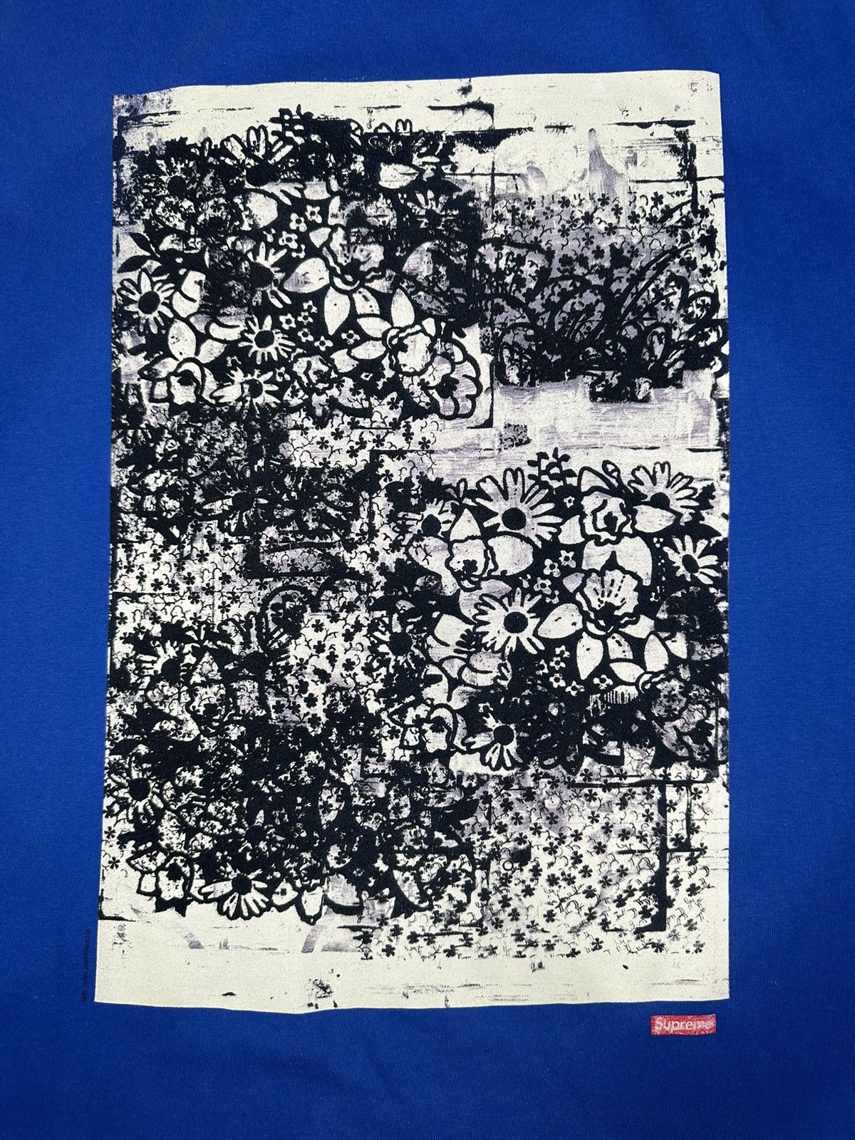 Supreme × Vintage New Christopher Wool x Supreme 1995 Tee - Blue Size US L / EU 52-54 / 3 - 2 Thumbnail