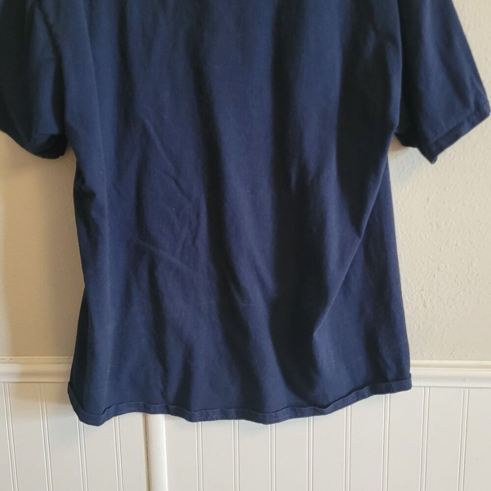 Fruit Of The Loom The Great Wave Ramen T-Shirt Navy Blue Cotton Large Size US L / EU 52-54 / 3 - 6 Thumbnail