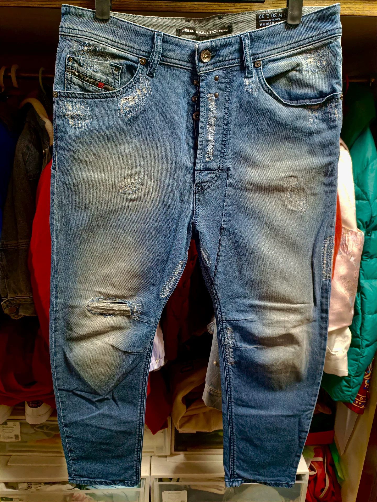 Diesel Diesel Narrot 672L Jeans Size US 30 / EU 46 - 1 Thumbnail