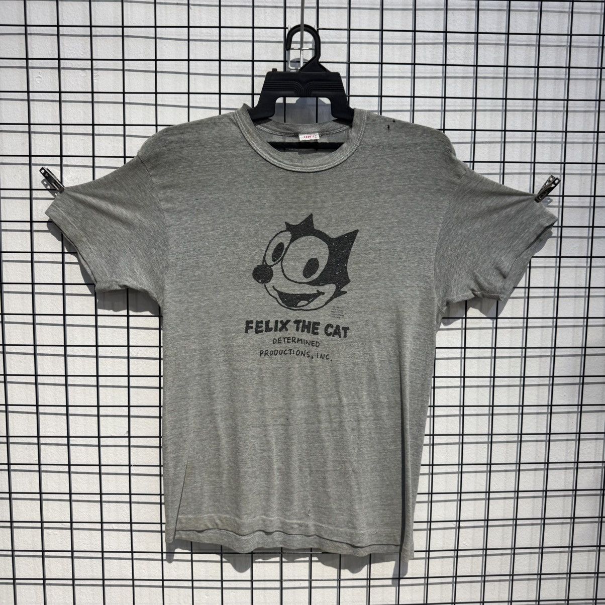 Other Vintage 80s Levis X Felix The Cat T-shirt Size US S / EU 44-46 / 1 - 2 Thumbnail