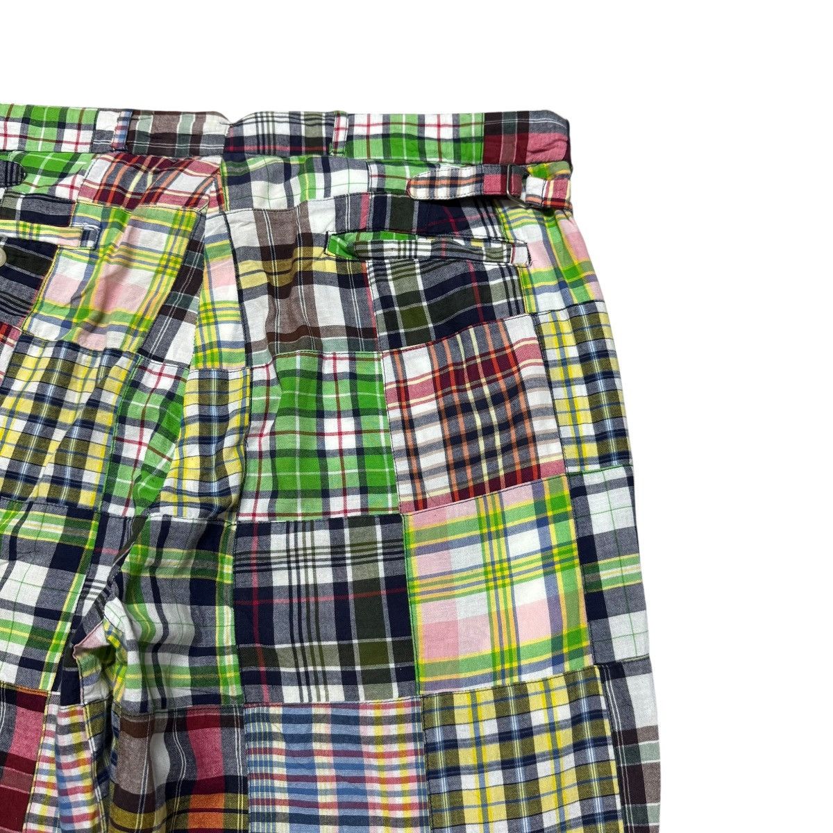 Polo Ralph Lauren Vintage 90s Polo Ralph Lauren Madras Checked Patchwork Pants Size US 36 / EU 52 - 11 Thumbnail