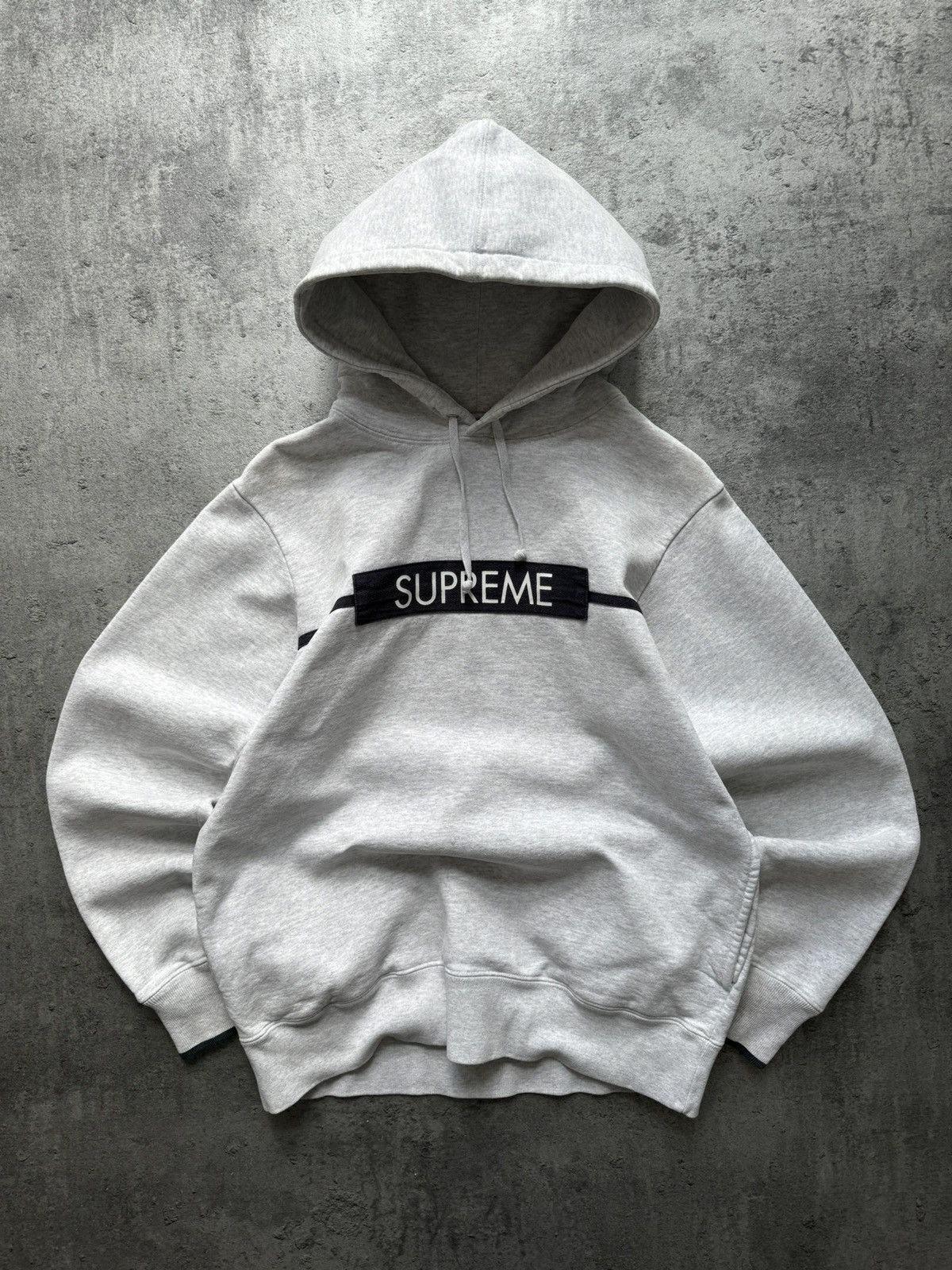 Supreme Boxy Fit Supreme Box Logo Grey Hoodie M Size | Grailed