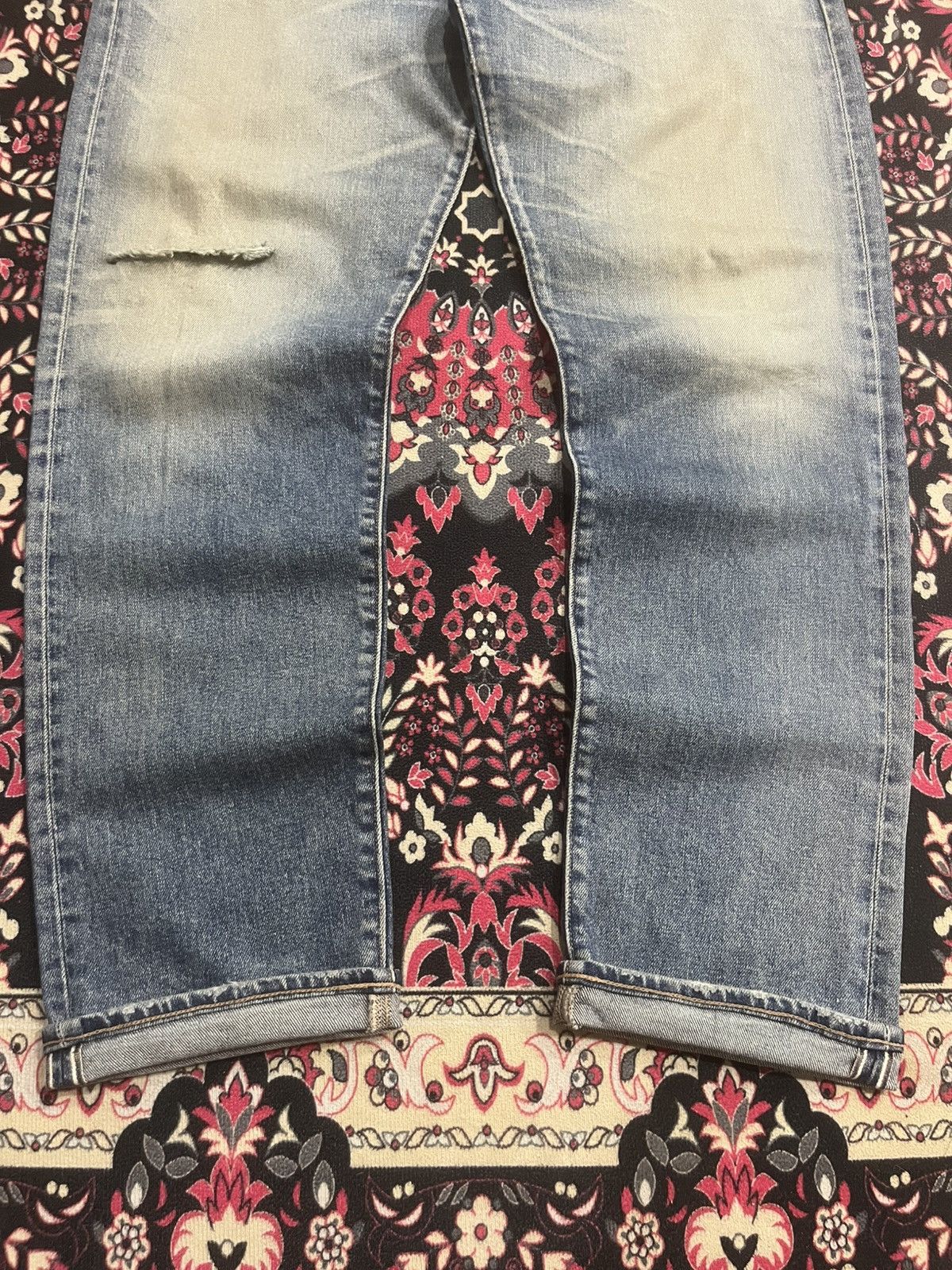 Levi's Made & Crafted Vintage Levi’s Made & Crafted Big E 502 Taper Selvedge Jeans Size US 36 / EU 52 - 11 Thumbnail