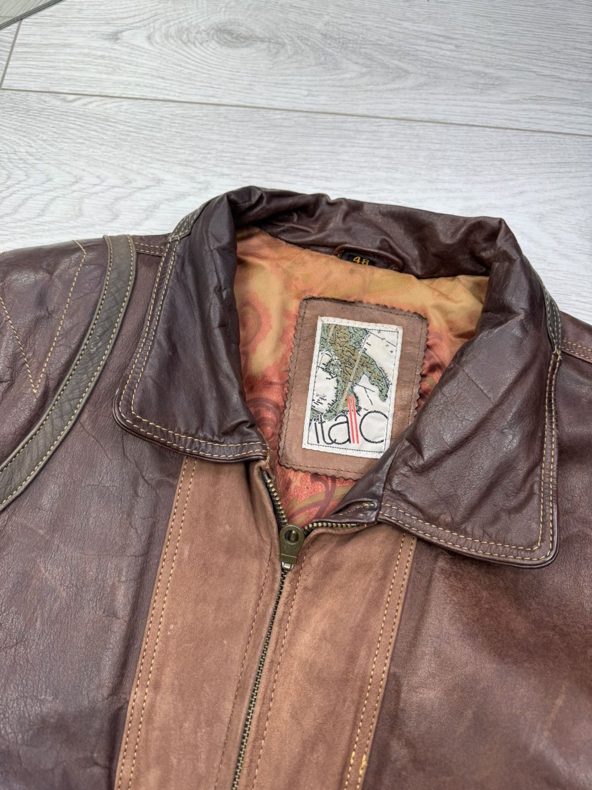 Hysteric Glamour CRAZY RICK OWENS STYLE SUEDE LEATHER JACKET FUR HOOD SWAG Size US M / EU 48-50 / 2 - 4 Thumbnail
