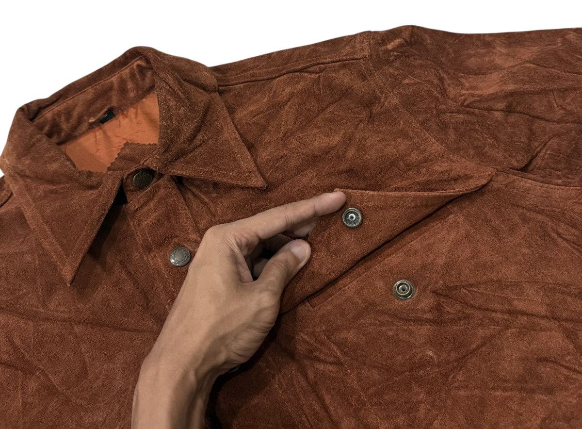 Leather Vintage Windarmor Nichiwa Western Suede Leather Jacket Size US S / EU 44-46 / 1 - 7 Thumbnail