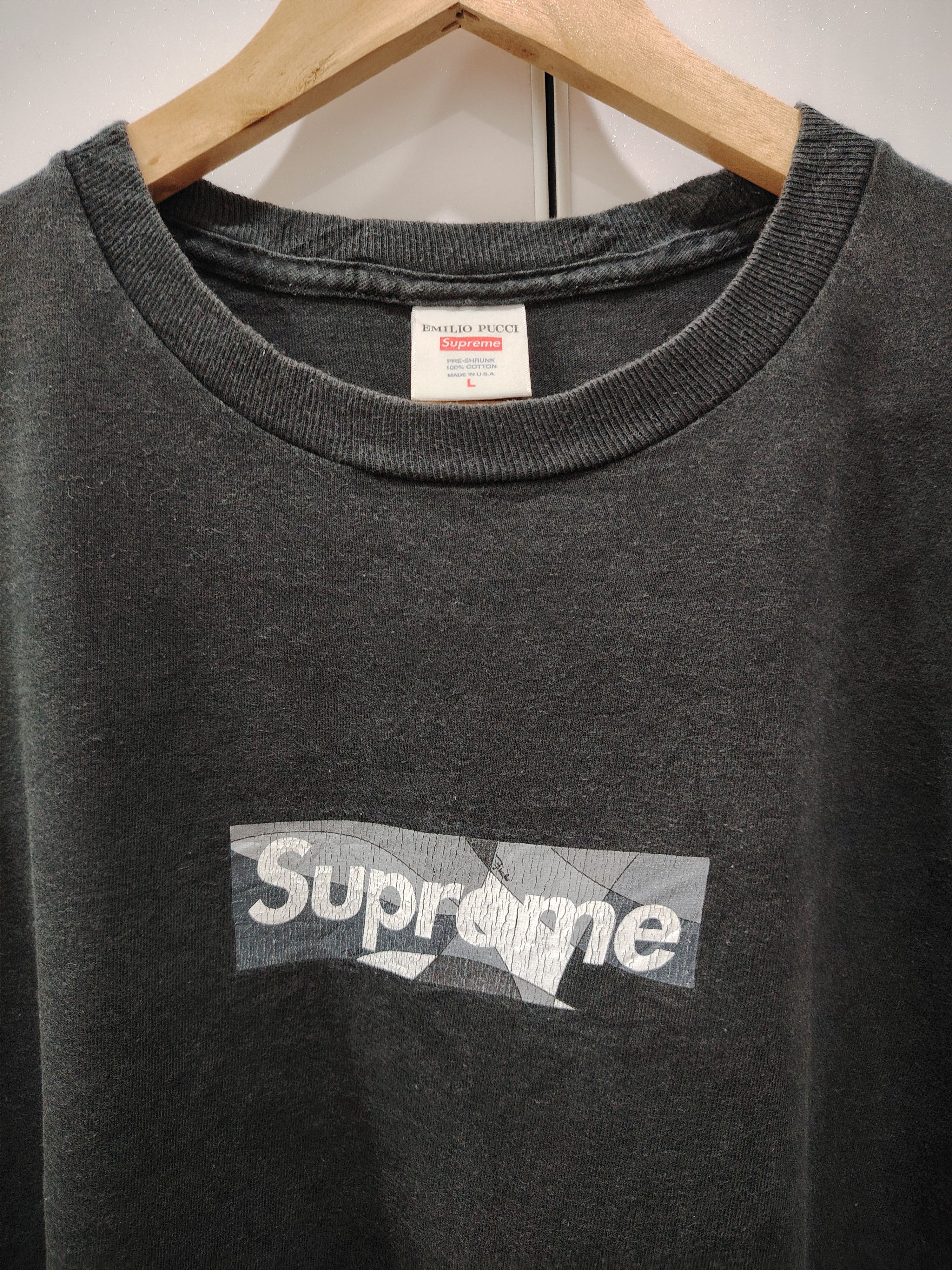 Supreme Supreme Emilio Pucci Box Logo T-shirt Size US L / EU 52-54 / 3 - 3 Thumbnail