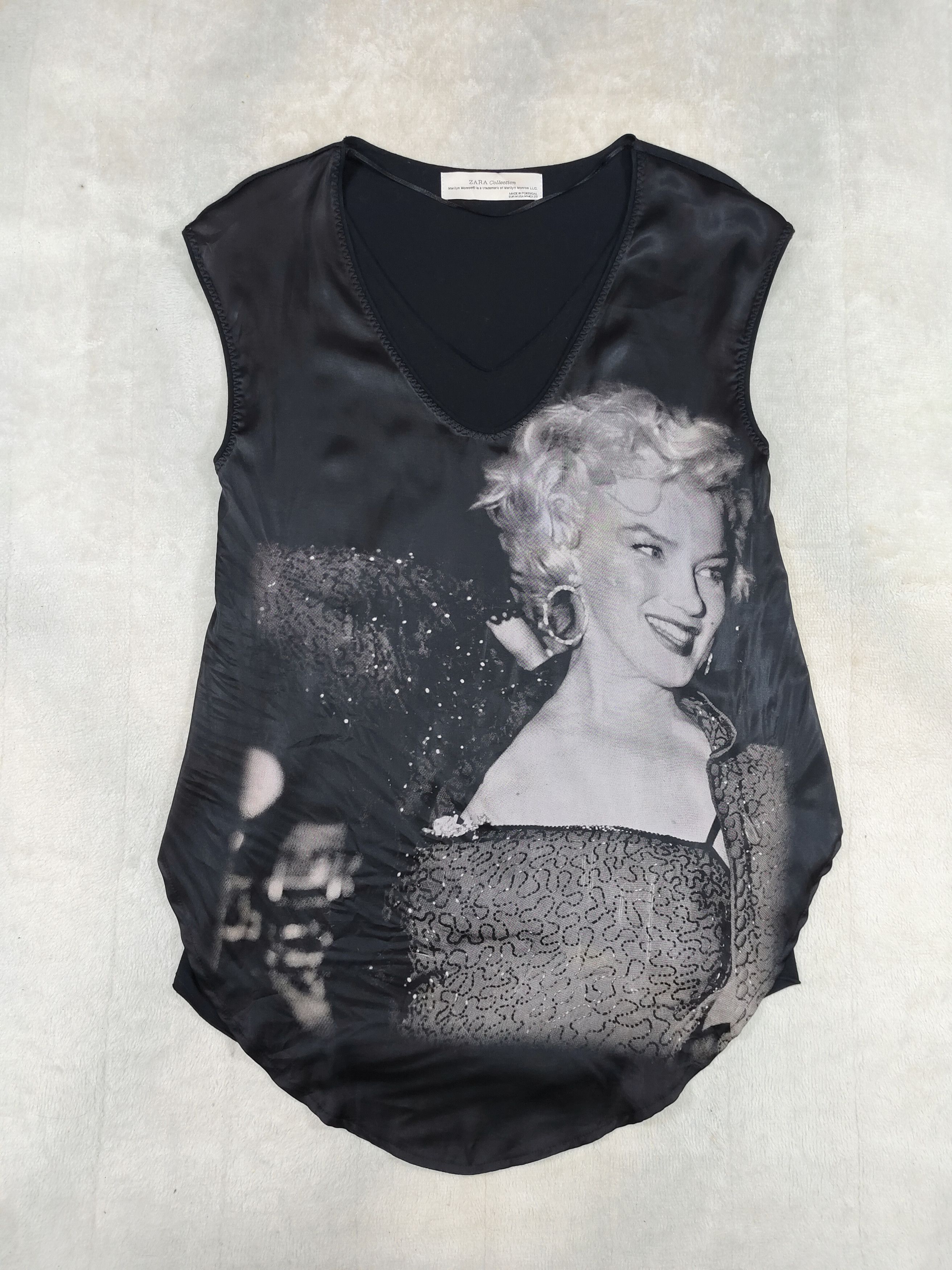 Zara 🔥Zara Collection Marilyn Monroe Hybrid Silhouette Top Size M / US 6-8 / IT 42-44 - 5 Thumbnail