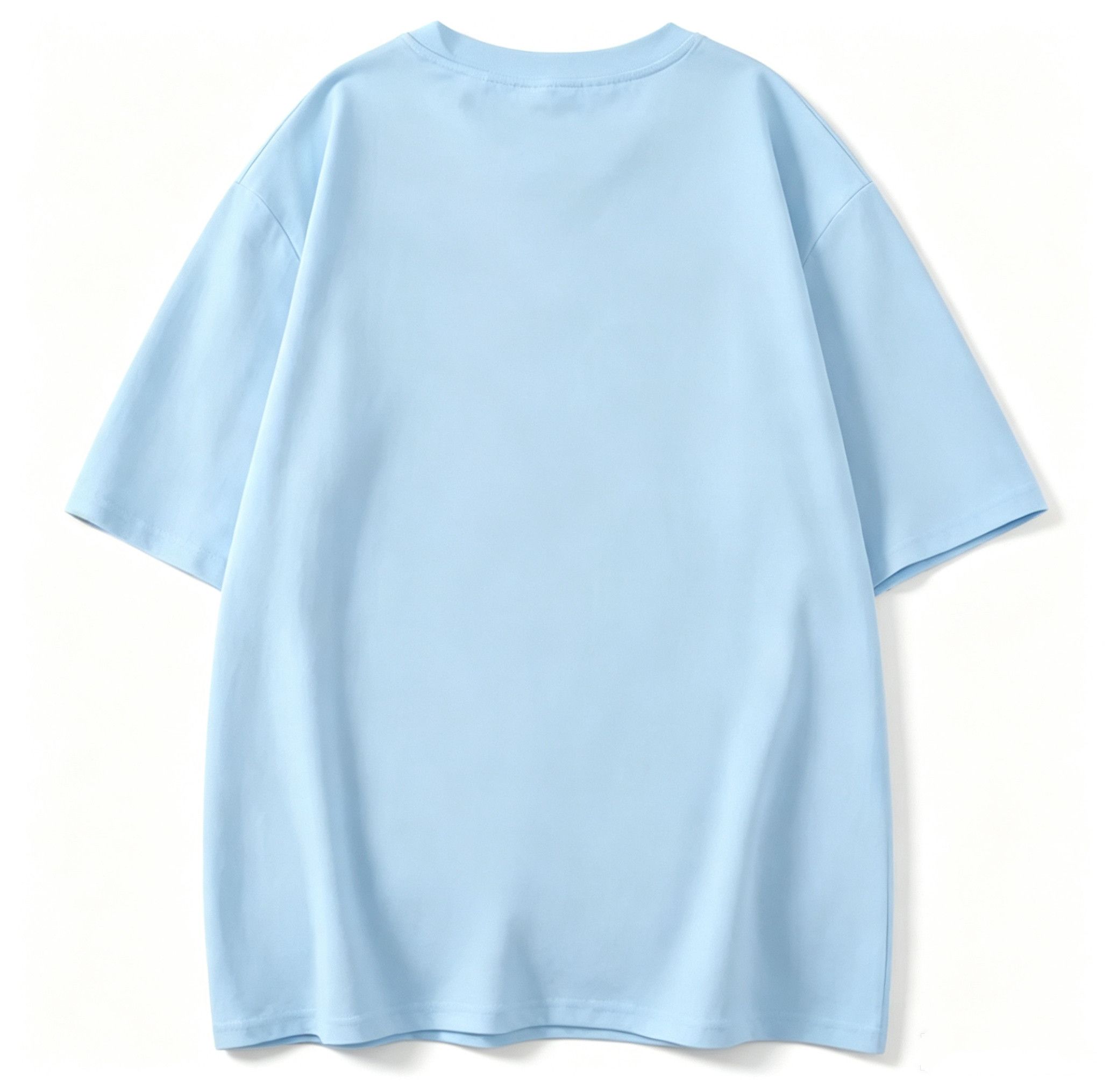 Japanese Brand Street Y2K Anime Capybara Bubble Tea Print Sky Blue T-Shirt Size US M / EU 48-50 / 2 - 2 Thumbnail