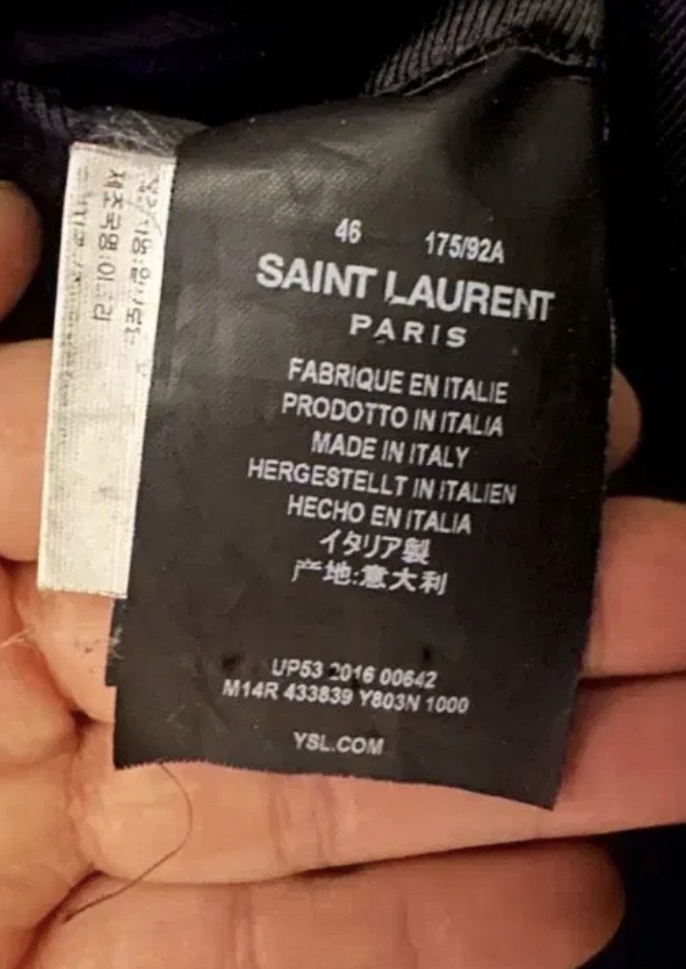 Saint Laurent Paris Saint laurent 16FW mafia double breasted coat sz46 Size US S / EU 44-46 / 1 - 6 Thumbnail