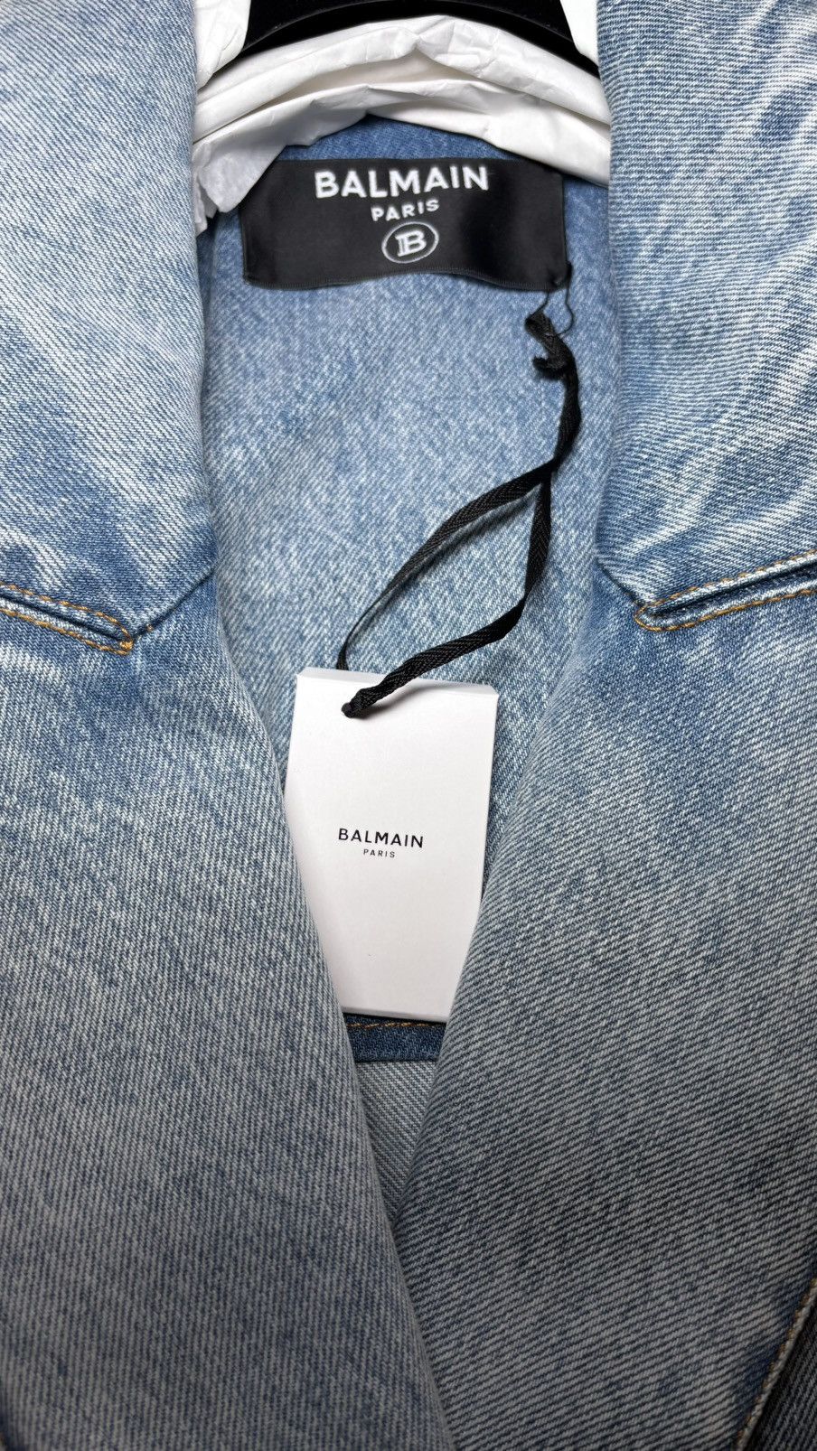 Balmain Balmain - denim blazer doublebreasted Size XS / US 0-2 / IT 36-38 - 4 Thumbnail