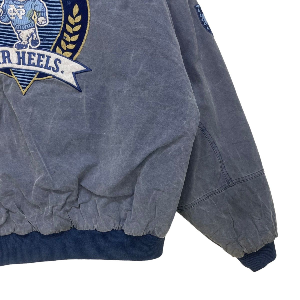 Nutmeg Vtg Nutmeg Mills University North Caronila Bomber Jacket Size US L / EU 52-54 / 3 - 18 Thumbnail