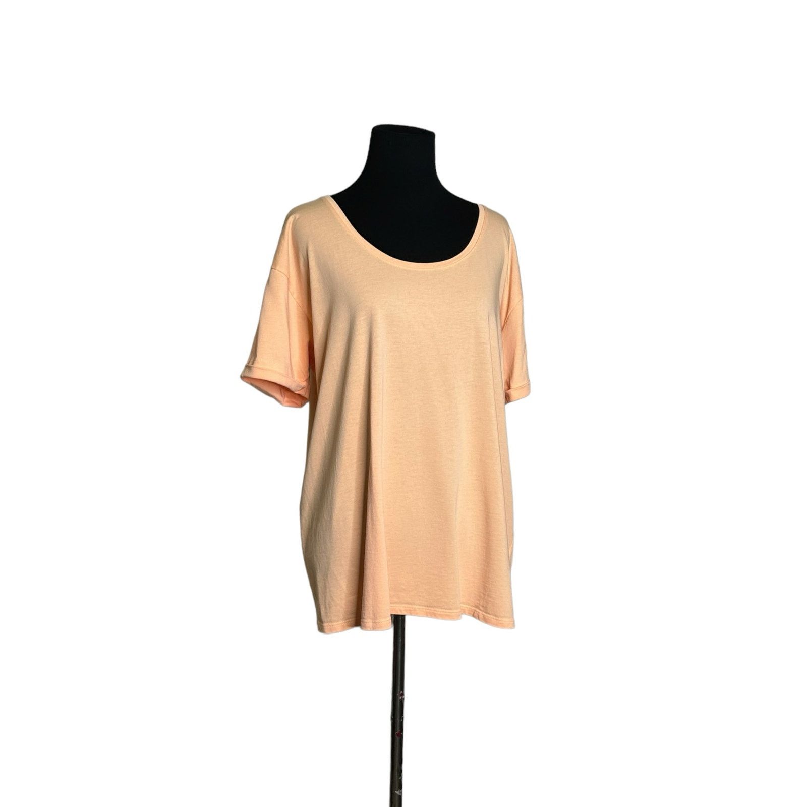 J. Jill J. Jill melon orange short sleeves t shirt size L Size L / US 10 / IT 46 - 8 Thumbnail